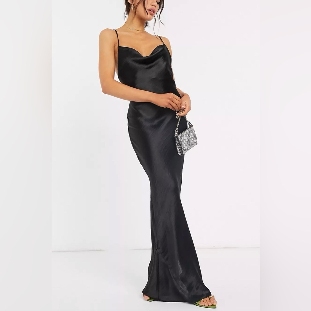 ASOS Design maxi slip dress | size: 0